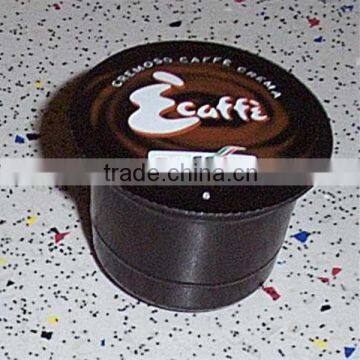 High quality caffitaly cup aluminum foil lid, empty caffitaly coffee capsule