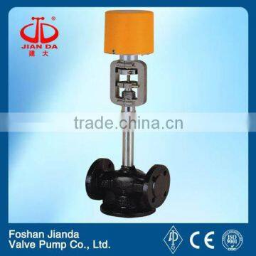 Cast iron flange end electric control valve