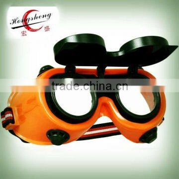 2016 soft PVC frame welding goggles brazing and cutting goggles round lens welding goggles for sales