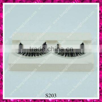 Fashion New False Eyelash Hand Made Synthetic Double Layer Premiun Lashes Supplier photo-3