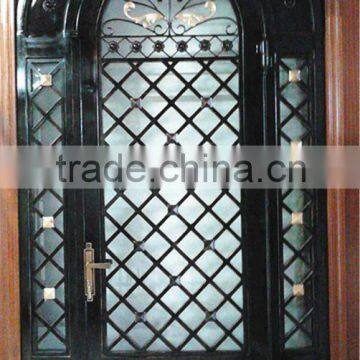 Top-selling hand forged iron entrance doors residential