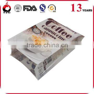 Side Gusseted Aluminum Foil Coffee Bag With Degassing Valve