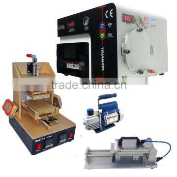 Mobile phone LCD Screen Repair Kit Auto LCD Separator + Vacuum OCA Lamination Machine + OCA Film Laminator + Frame Laminator