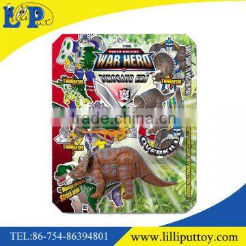 War Hero Plastic Transform Stegosaurus Toy photo-5