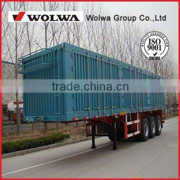 High quality dry van semi trailer for carrying home appliances, textiles, and building materials