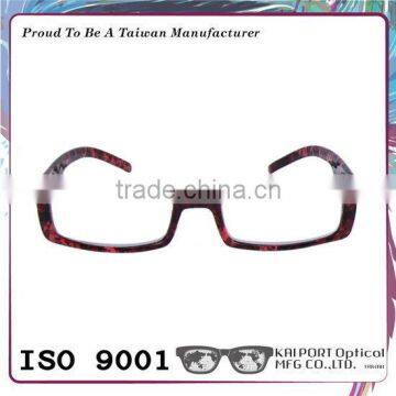 Irregular dots pattern and rectangle shape optical glasses