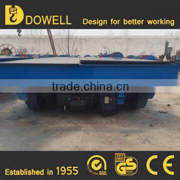 Heavy Duty Rail Flat Bed Transfer Trolley On Rail, railway flat carriage