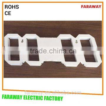 3D White Solid Led Digital Table Clock,/led Desk Clock photo-5