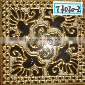 golden ceramic wall tile,NEW design POLISHED taco tile. DECORATION tile, CERAMIC TACO tile