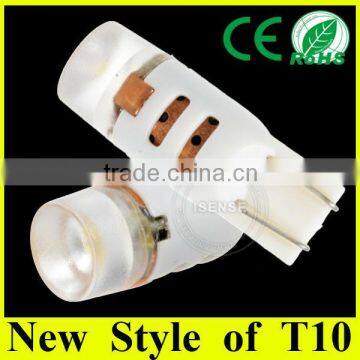 T10 3W LED Auto Lamp Reading Light Door Light Fog Light Bulb 12V White Color