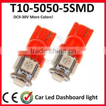 Super Bright T10 194 168 W5W 5050 5LED High Power LED Light Bulb Car Led Light