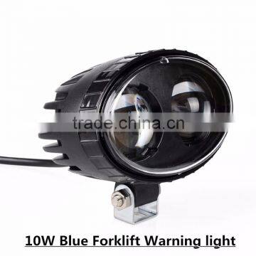 Warning Forklift Light 10W Blue IP67 Spot LED Safety Light warehouse forklift truck Light for industrial equipment lift trucks