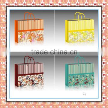 alibaba new design flowers gift paper bag cheap