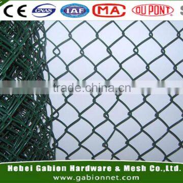 hot sale pvc coated chain link fence/ cheap hot dipped galvanized chain link fence )