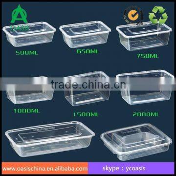 2015 Hot Sale Microwave Safe Takeaway 650ml Food Container photo-3