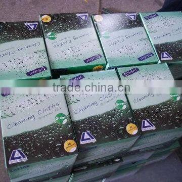 Needlepunched nonwoven cleaning cloth (viscose/polyester, kitchen, bathroom, car, pet, etc)