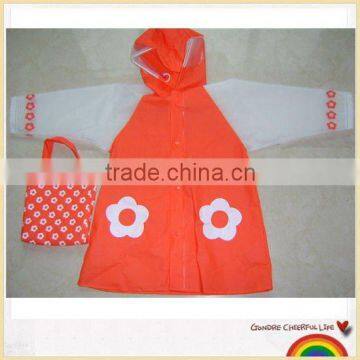 Lovely printed plastic raincoats for kids