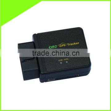 OBD II interface gps tracker with GPRS air upgrade