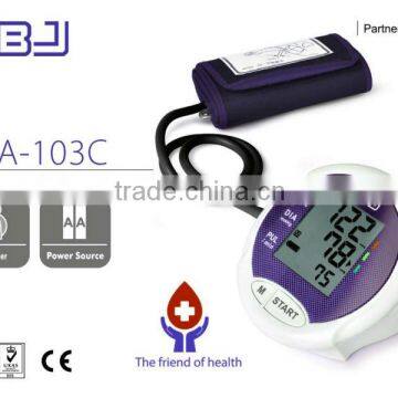 Durable arm type blood pressure meter automatic voice broadcast