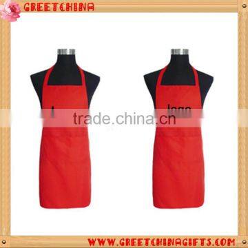 PVC coated kitchen waterproof apron promotional kitchen apron