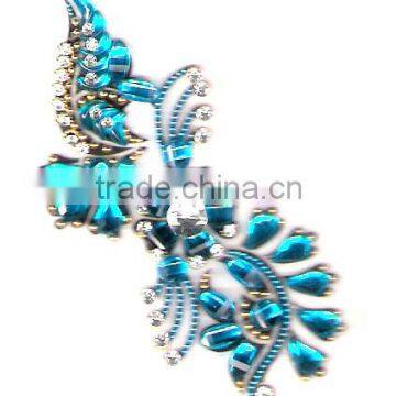 Beautiful crystal Adult Indian Temporary crystal tattoos sticker/Body Fashion Body Tattoos sticker