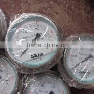 pressure gauge with back connection(liquid filled pressure gauge)