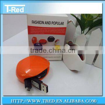 Wholesale new creative retractable earphone wire winder