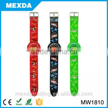 funny plastic printing kinds quartz watch