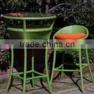 rattan bar chair / outdoor furniture bar set Lily