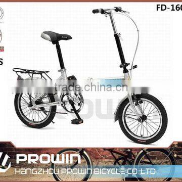 16 China single speed alloy frame folding bicycle(FD-1606)