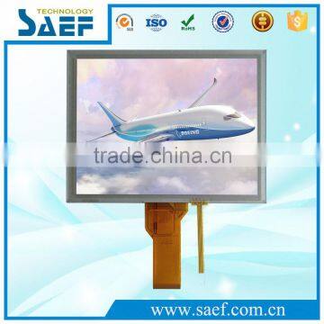 8" inch LCD 800x600 pixel RGB interface 50 pins connector with Resistive touch screen TFT panel