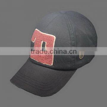 2015 FASHION BASEBALL CAP WITH TERRY APPLIQUE