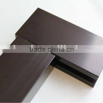 Flat Bronze Anodized Aluminum Profile