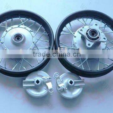 Steel wheel rim