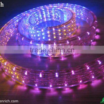 Round & Flat size Multi color LED rope Light LED christmas light