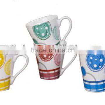 Super quality hot-sale fancy ceramic eco cube mug