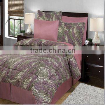 3D printed 100% polyester comforter set