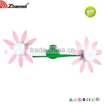 2015 Modern pink Green flower Kids Ceilling Lamp