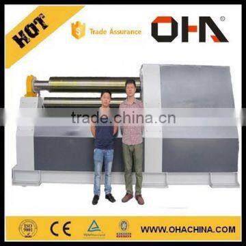INT'L "OHA" Brand Four Roller Bending Machine W12-16x2500, shipbuilding roller bending machine