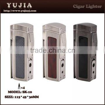 Smoking Accessories Wholesale Multi-fonction Cigar Lighter With Cigar Cutter and Punch Custom Products
