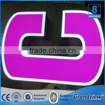 Front Lit Epoxy Resin Face Channel Letter Retail Shop Sign Quality Choice photo-5