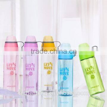 Narrow Mouth Portable Bpa Free Plastic Drinking Water Bottle