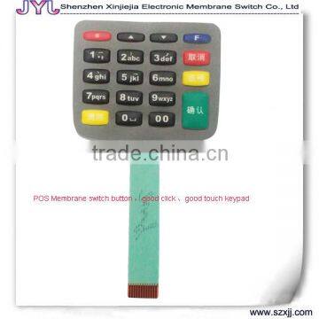 Shenzhen factory POS membrane switch,keypad