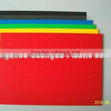 Rigid opaque matt PVC sheets for printing colorful