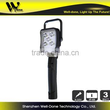 Rechargeable 15w Vehicle Led Portable Handheld Lights photo-3