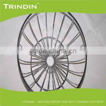 new product Iron chrome fruit basket