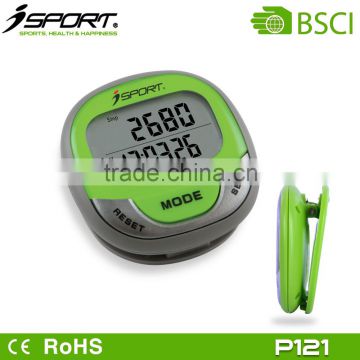 Mini Belt Clip 3D Sensor Pedometer Wholesale with Auto Power Saving