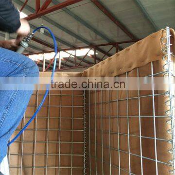 hesco bastions /welded galvanized gabion baskets/ woven gabions for sale