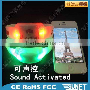 new gadget 2016 led light up sound activated led bracelet