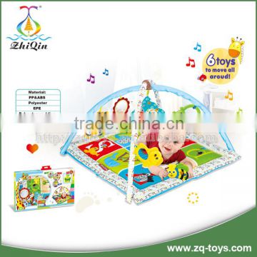 Good quality soft baby play mat carpet with music